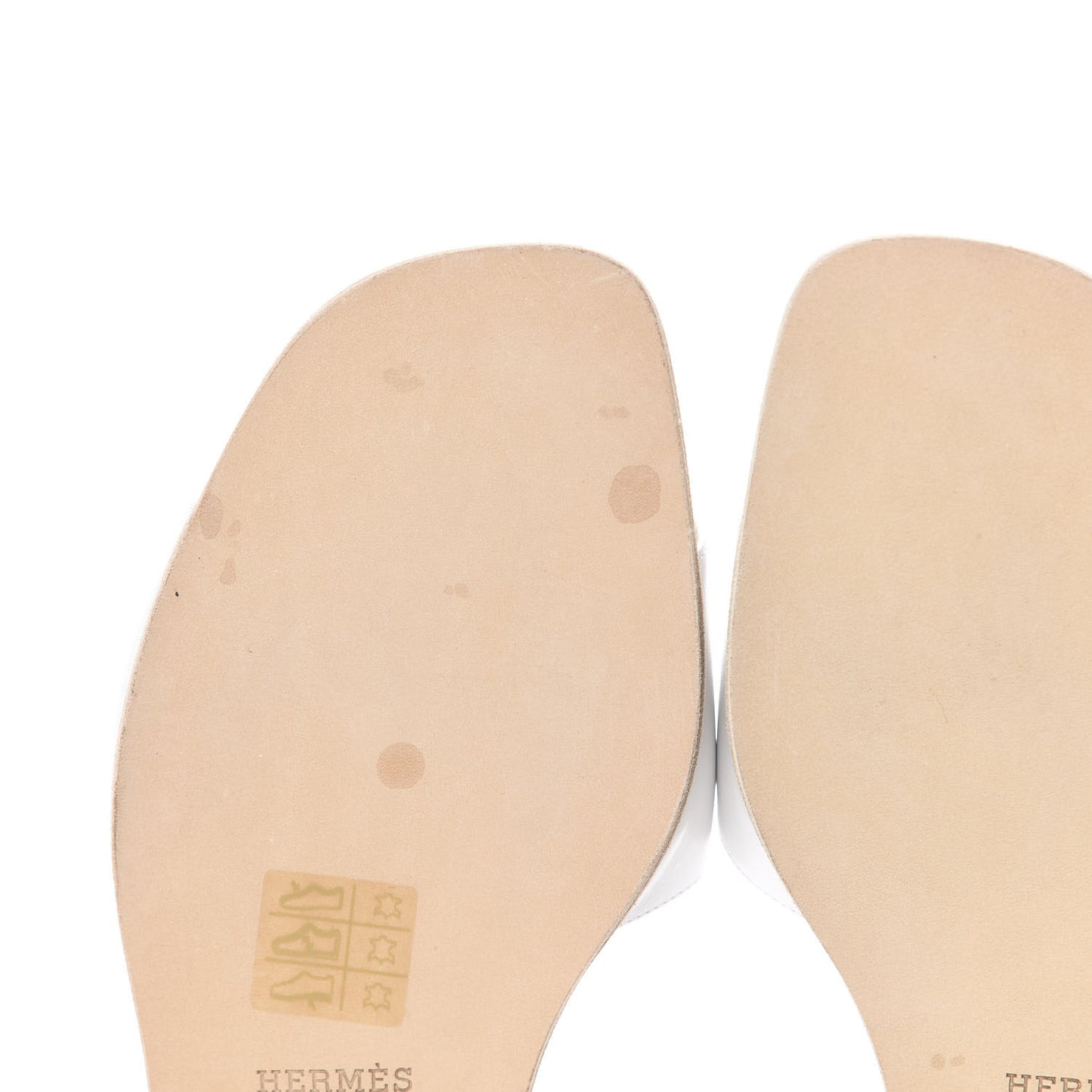Calfskin View Sandals 37.5 White