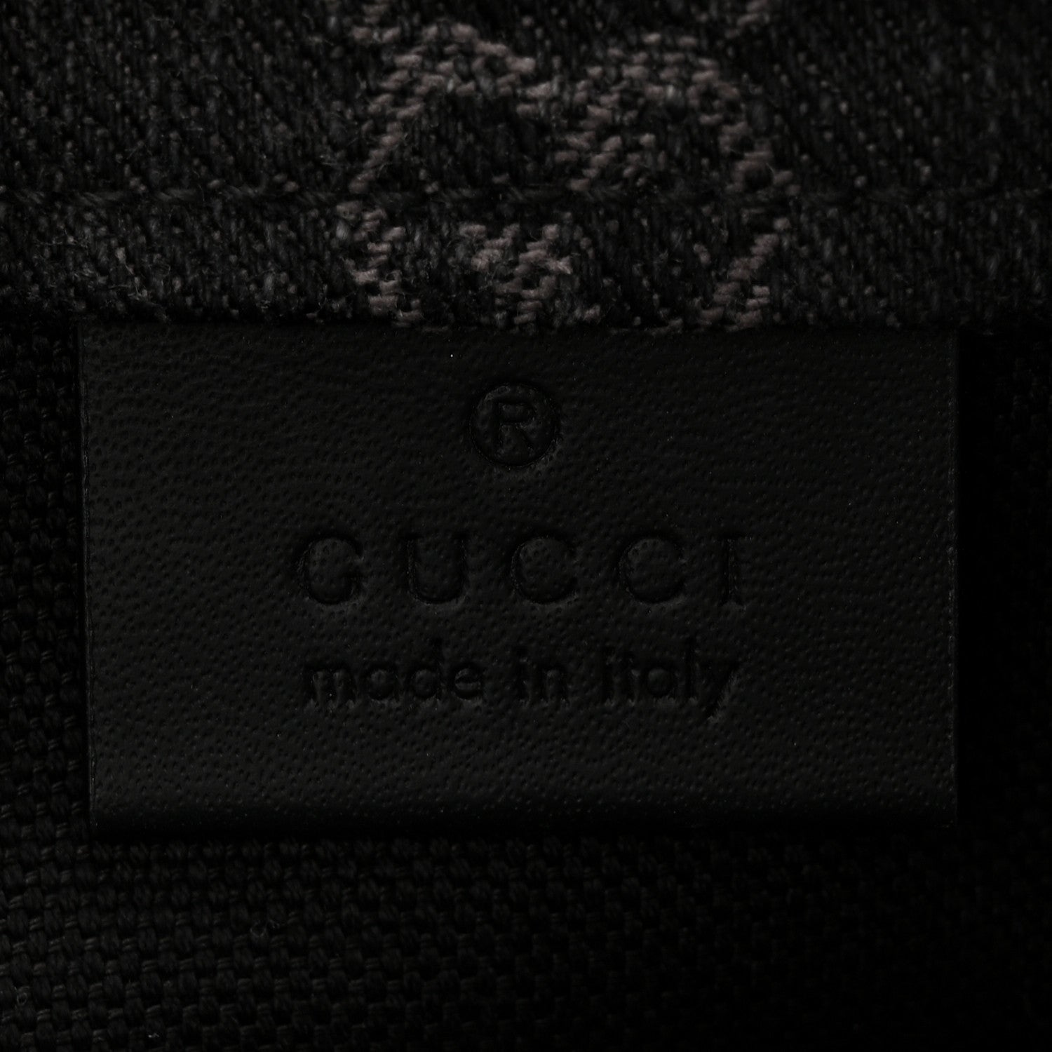 Gucci Denim Cuoio Harness GG Monogram Mini Ophidia Tote Bag Black Medium Grey 6 of 10