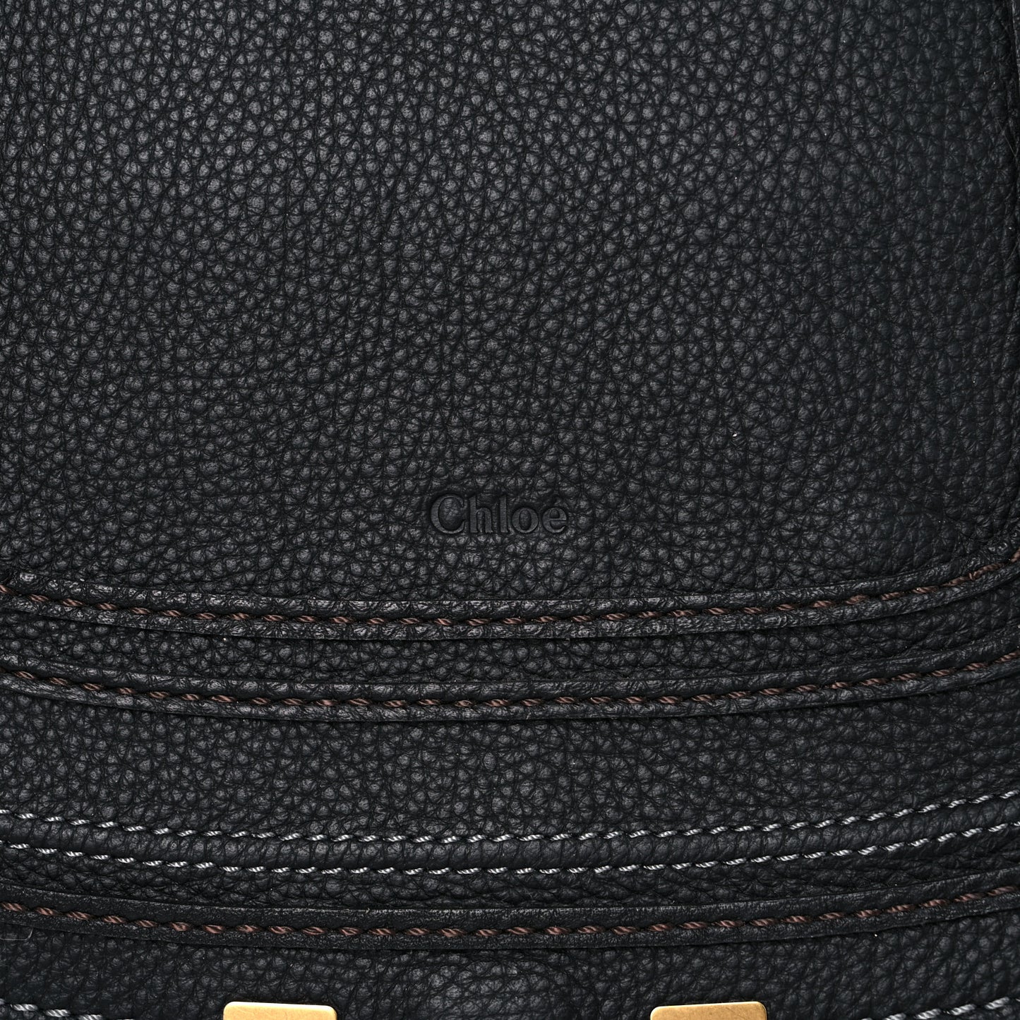 Calfskin Medium Marcie Satchel Black