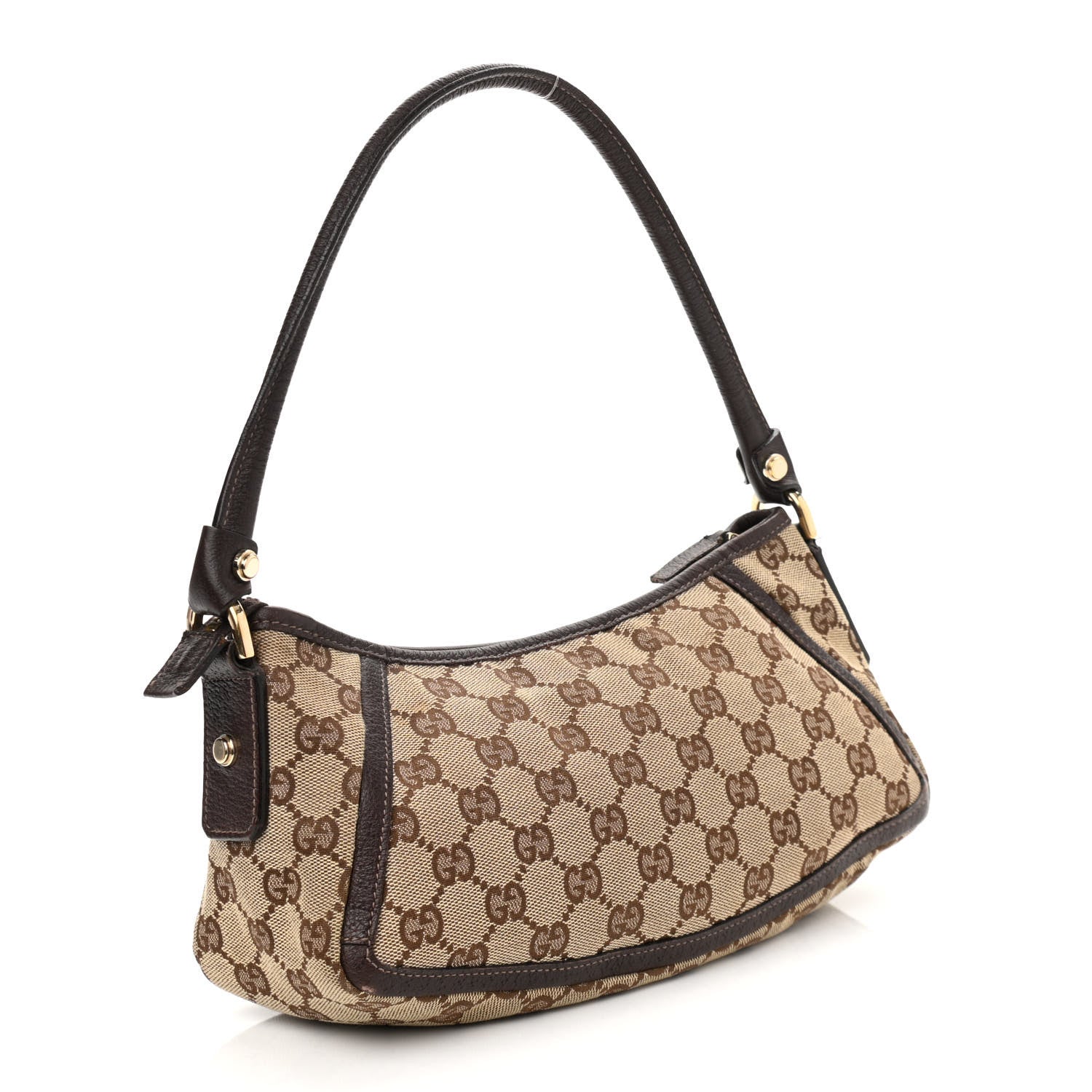 Gucci Monogram D Ring Abbey Pochette Ebony 2 of 12