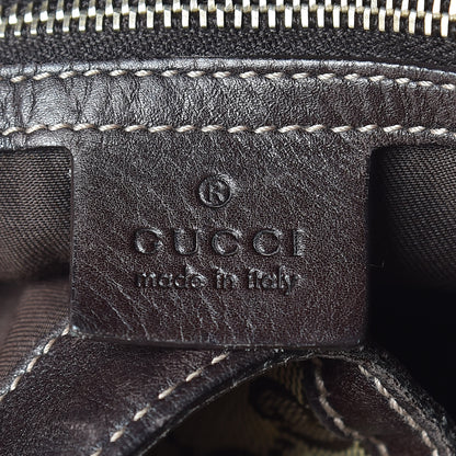 Gucci Monogram Large Wave Hobo Dark Brown 8 of 15