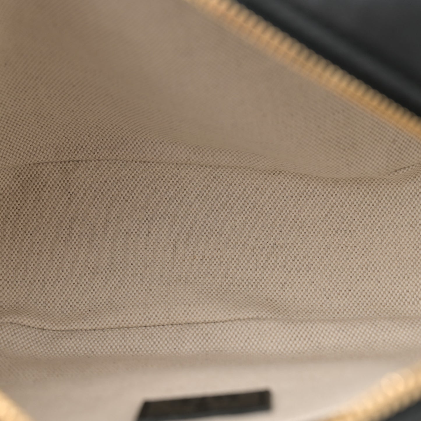 Sakai Be Green Calfskin Diagonal Stitched Small Blondie Shoulder Bag Black