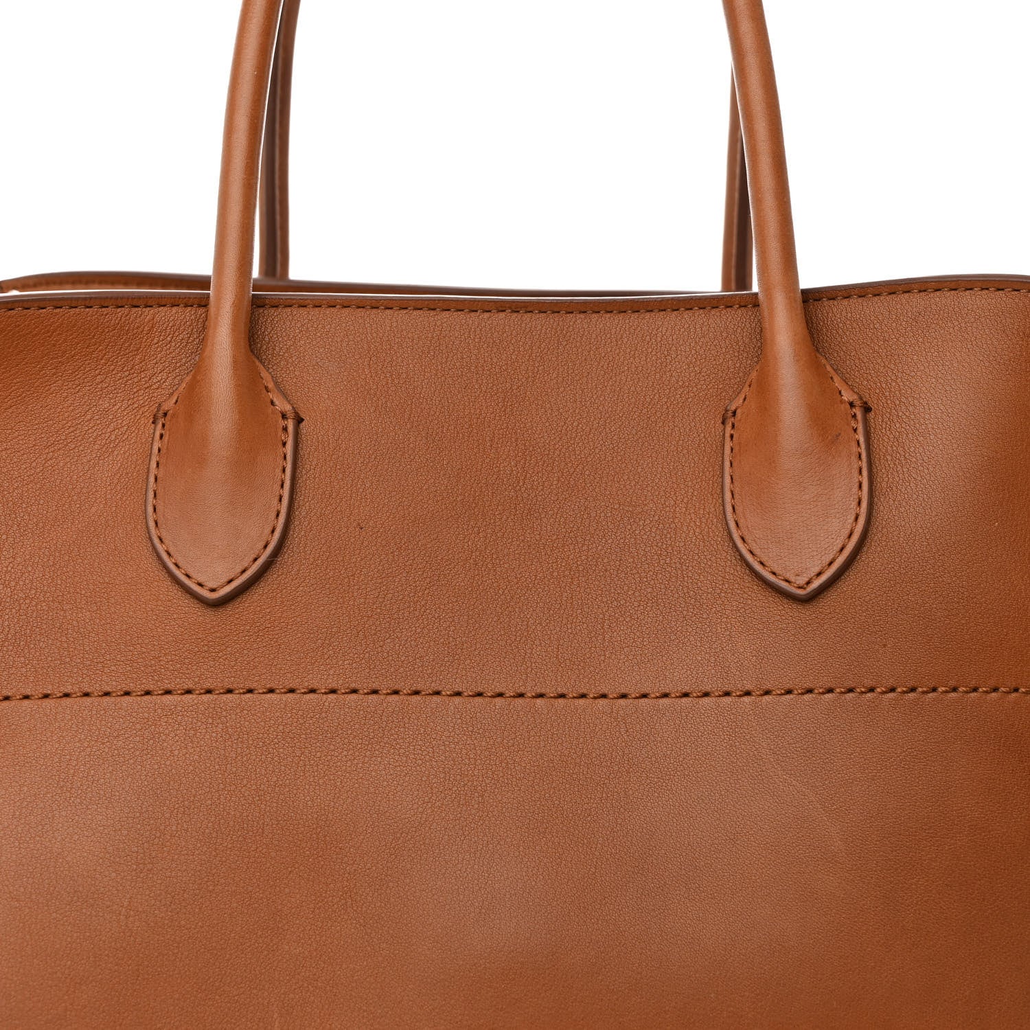 The Row Polished Saddle Calfskin Soft Margaux 15 Cuir 7 of 17