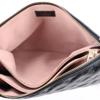 Louis Vuitton Lambskin Embossed Monogram Coussin PM Black 6 of 11