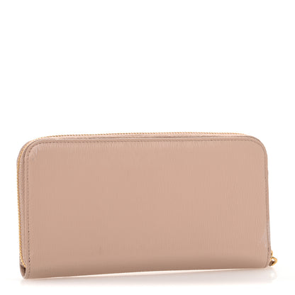 Prada Vitello Move Zip Around Wallet Cipria 3 of 11