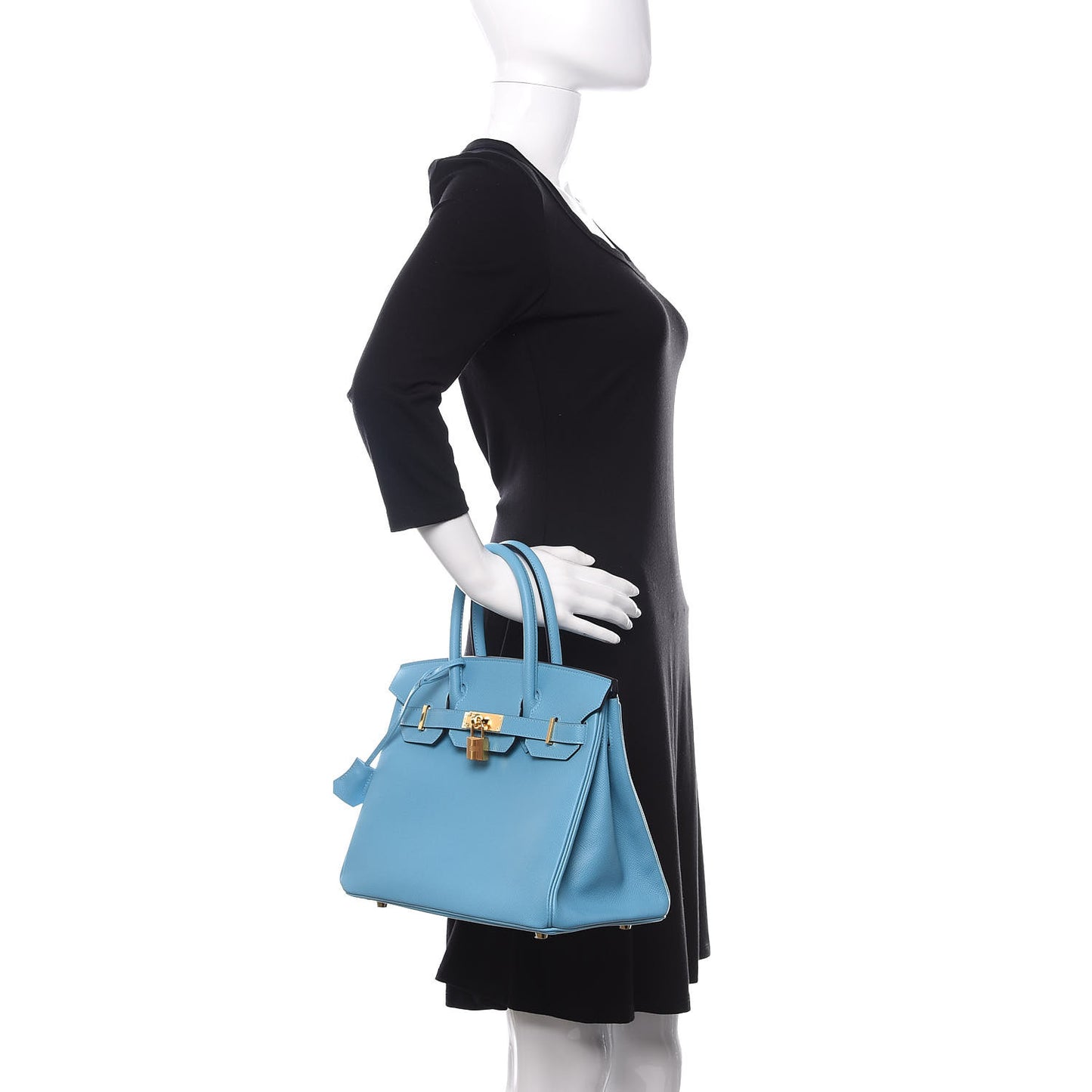 Epsom Birkin 30 Bleu Du Nord