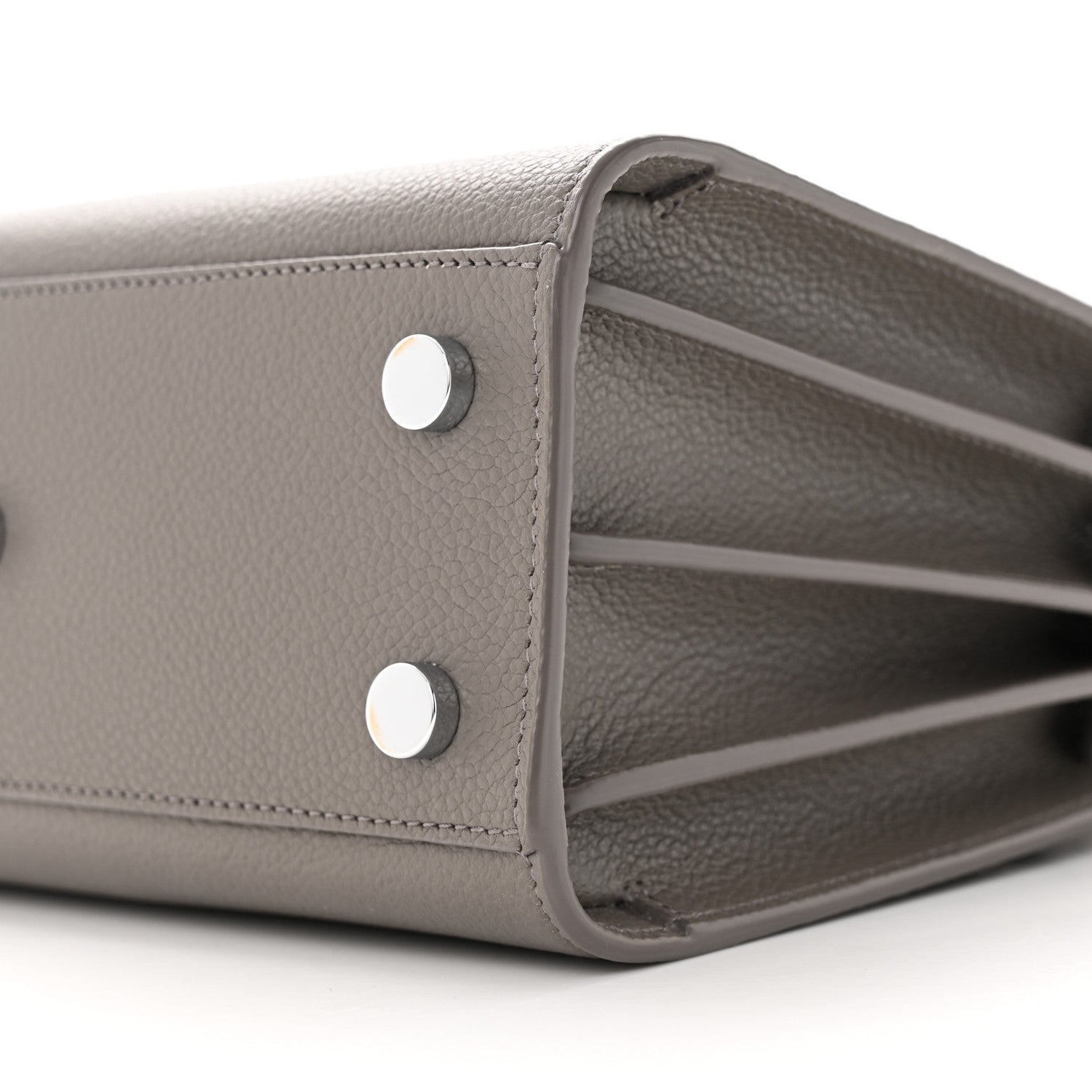 Saint Laurent Grained Calfskin Nano Sac De Jour Fog 10 of 12