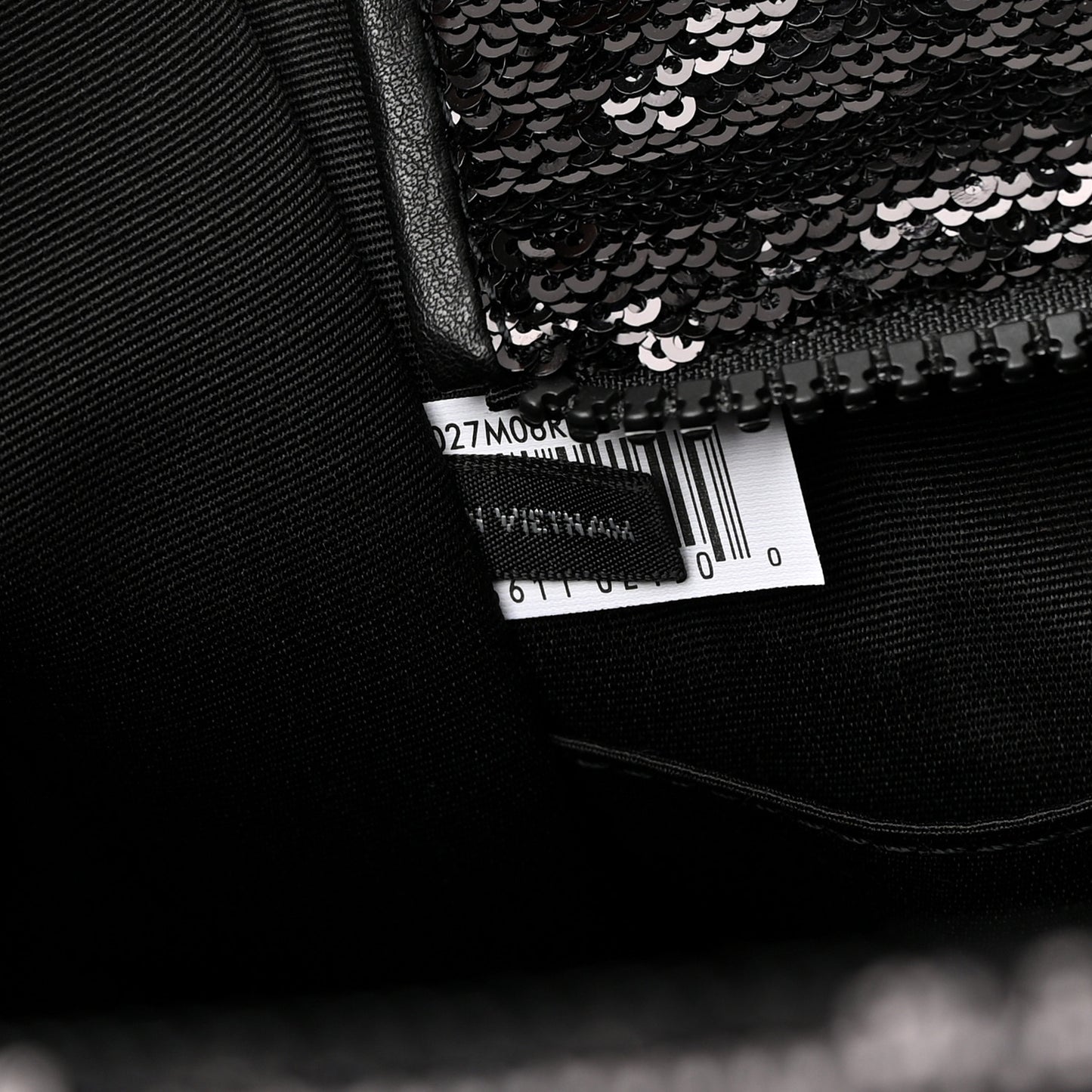 Sequin Medium The Tote Bag Black