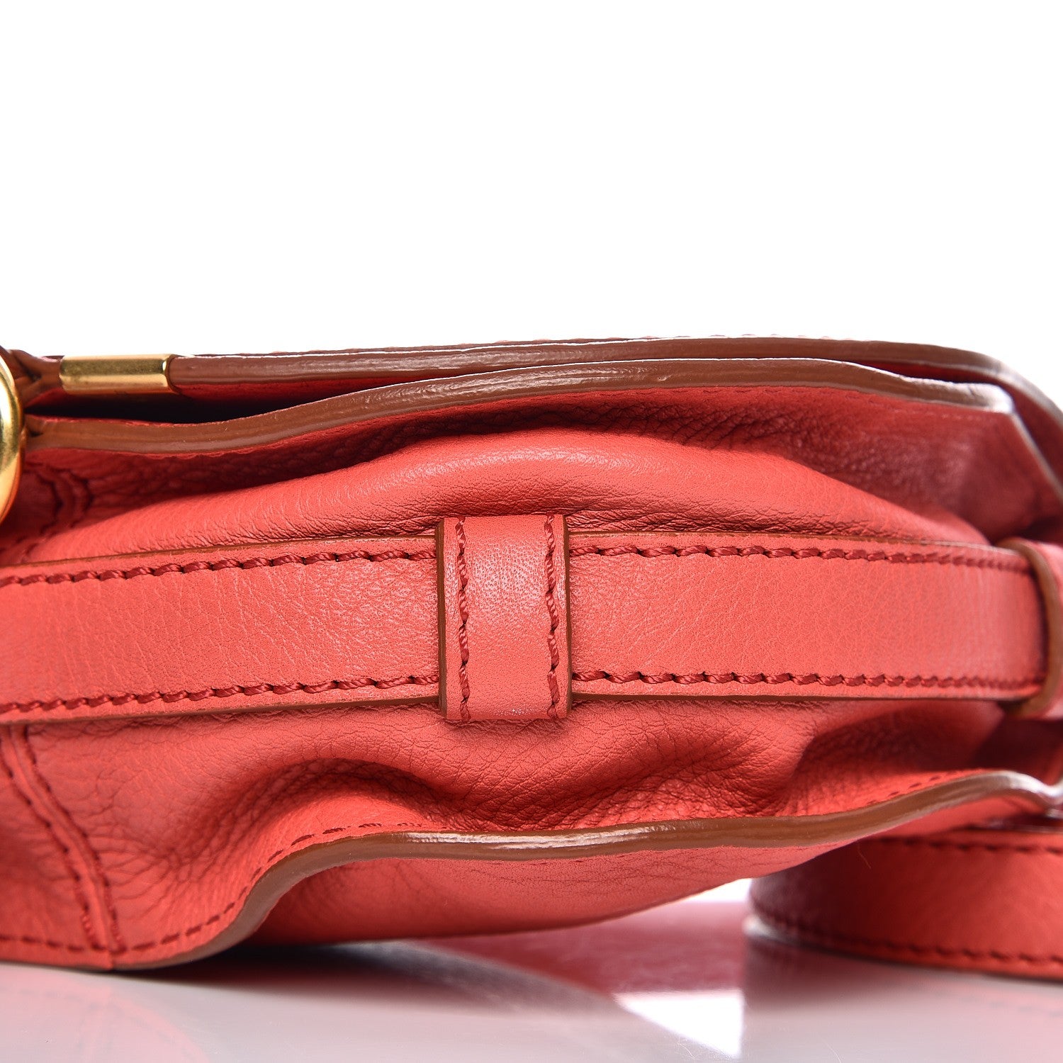 Chloe Calfskin Mini Marcie Round Crossbody Bag Paradise Pink 8 of 9