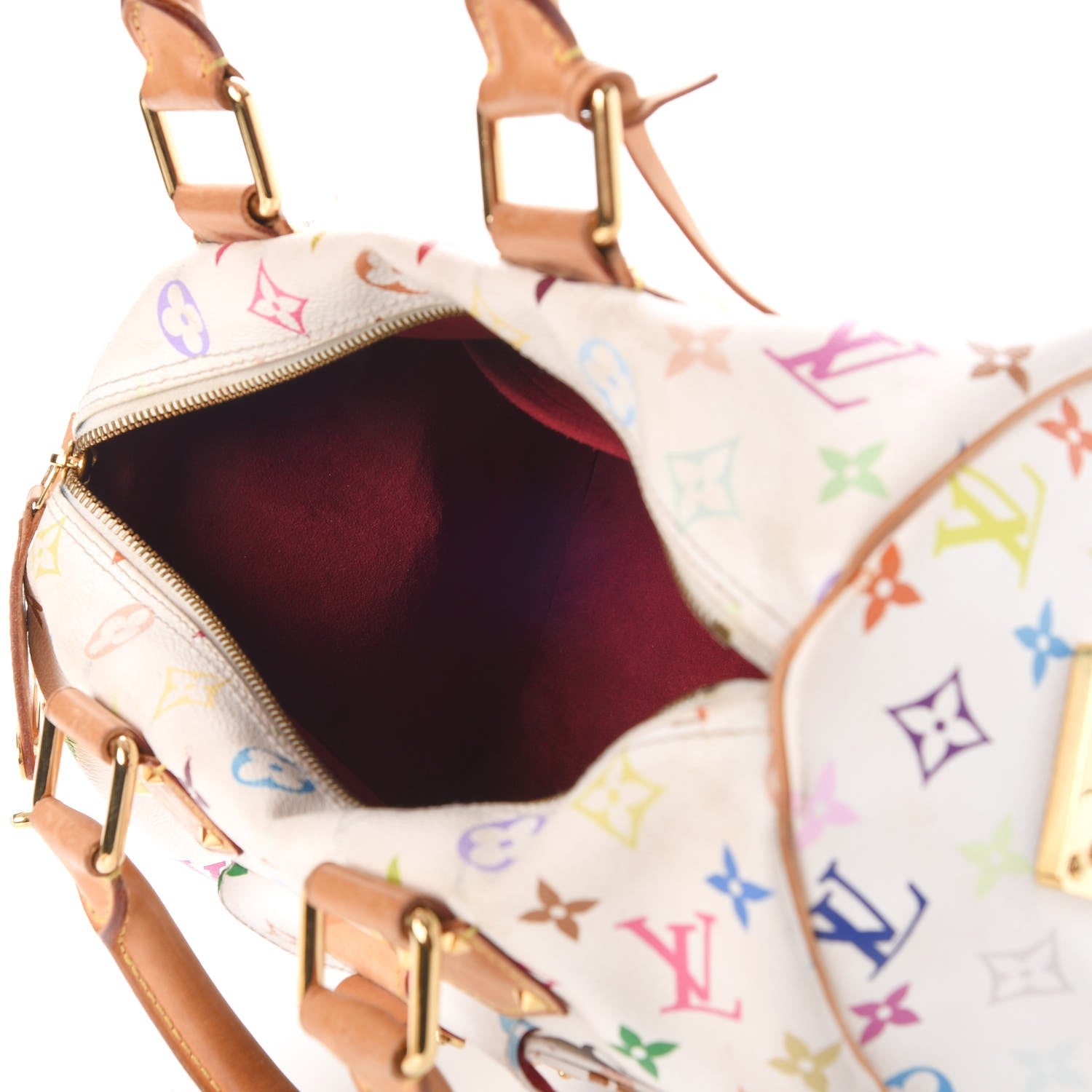 Louis Vuitton Monogram Multicolor Speedy 30 White 5 of 18