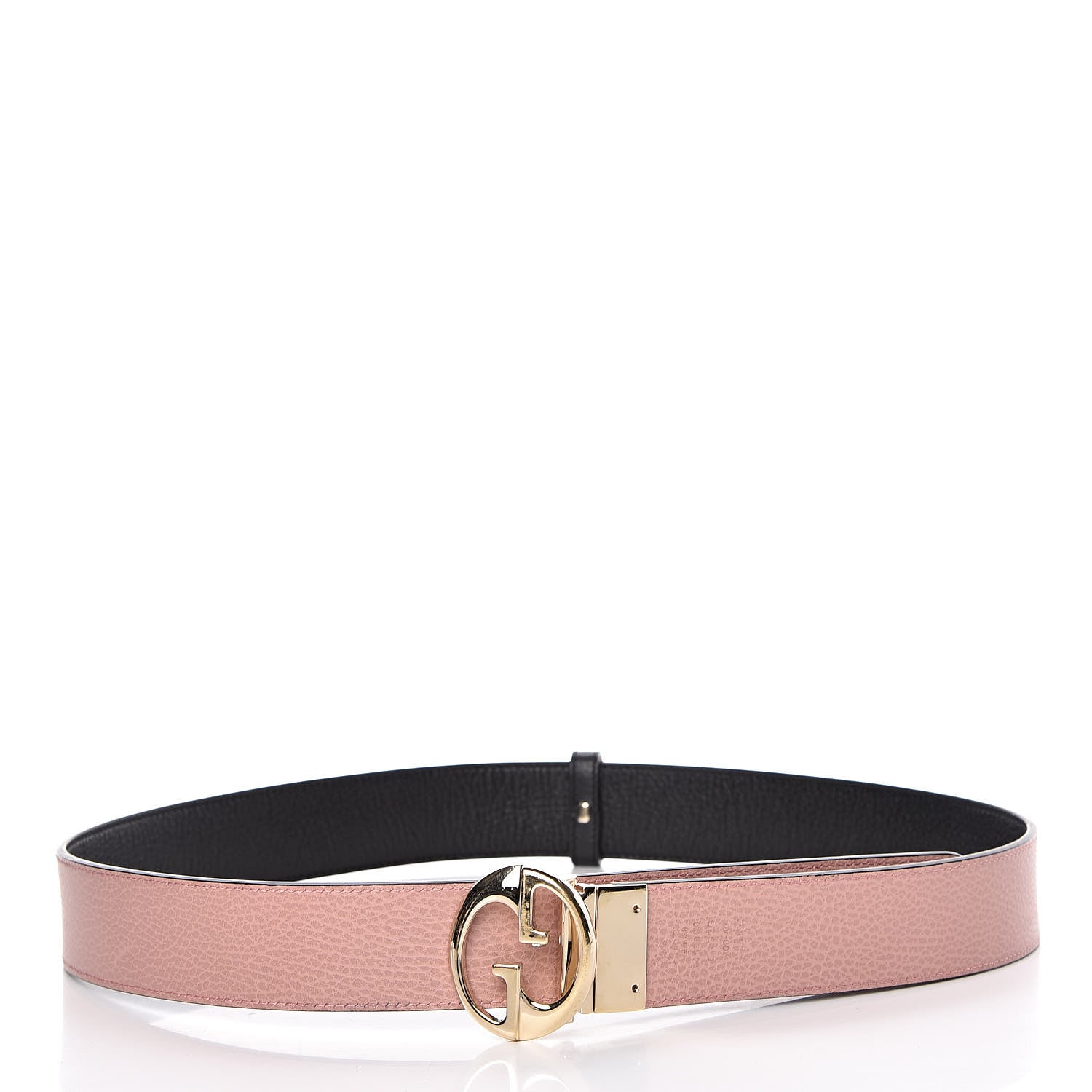 Gucci Calfskin 1973 Reversible Belt 100 40 Black Pink 3 of 8