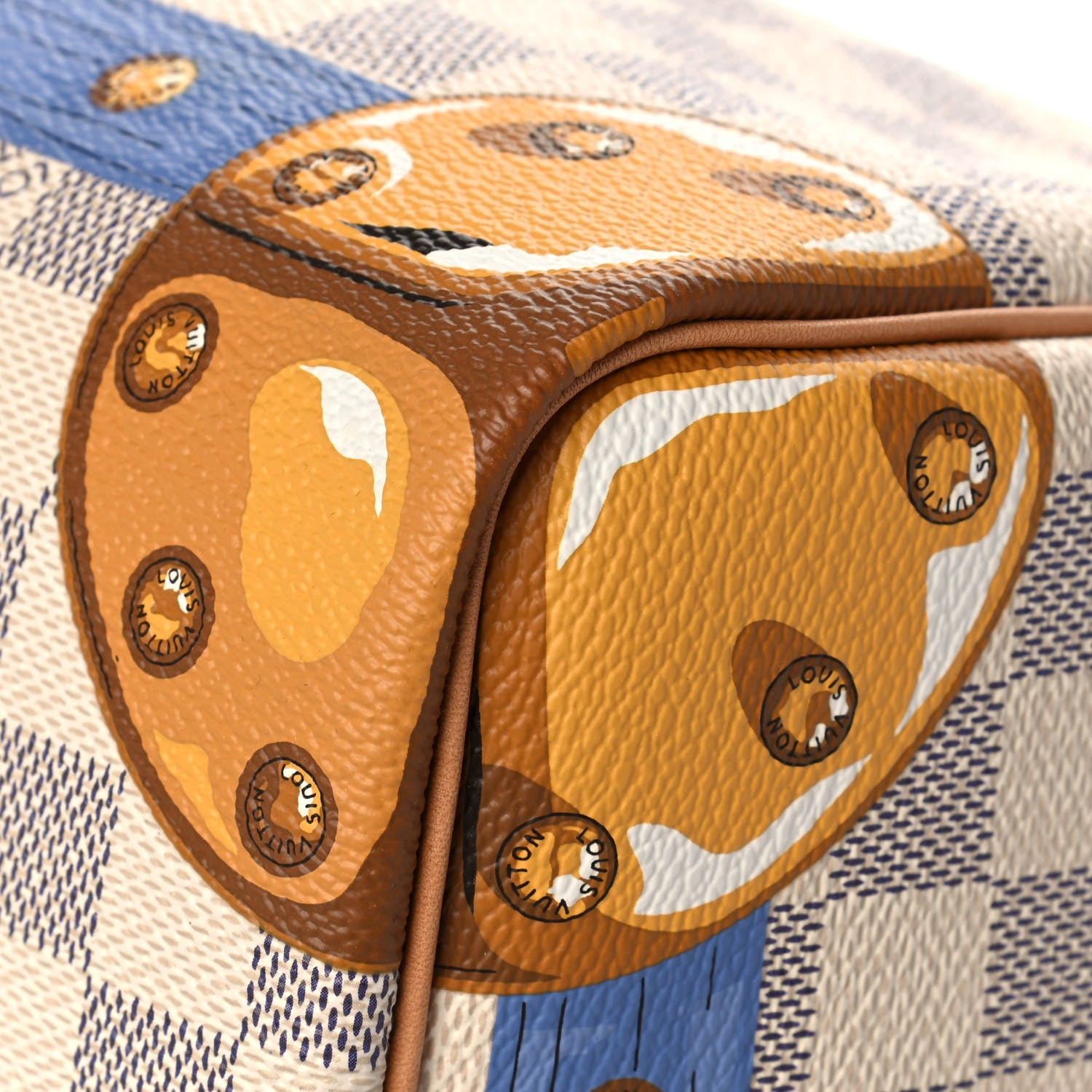 Louis Vuitton Damier Azur Summer Trunks Speedy Bandouliere 30 13 of 16