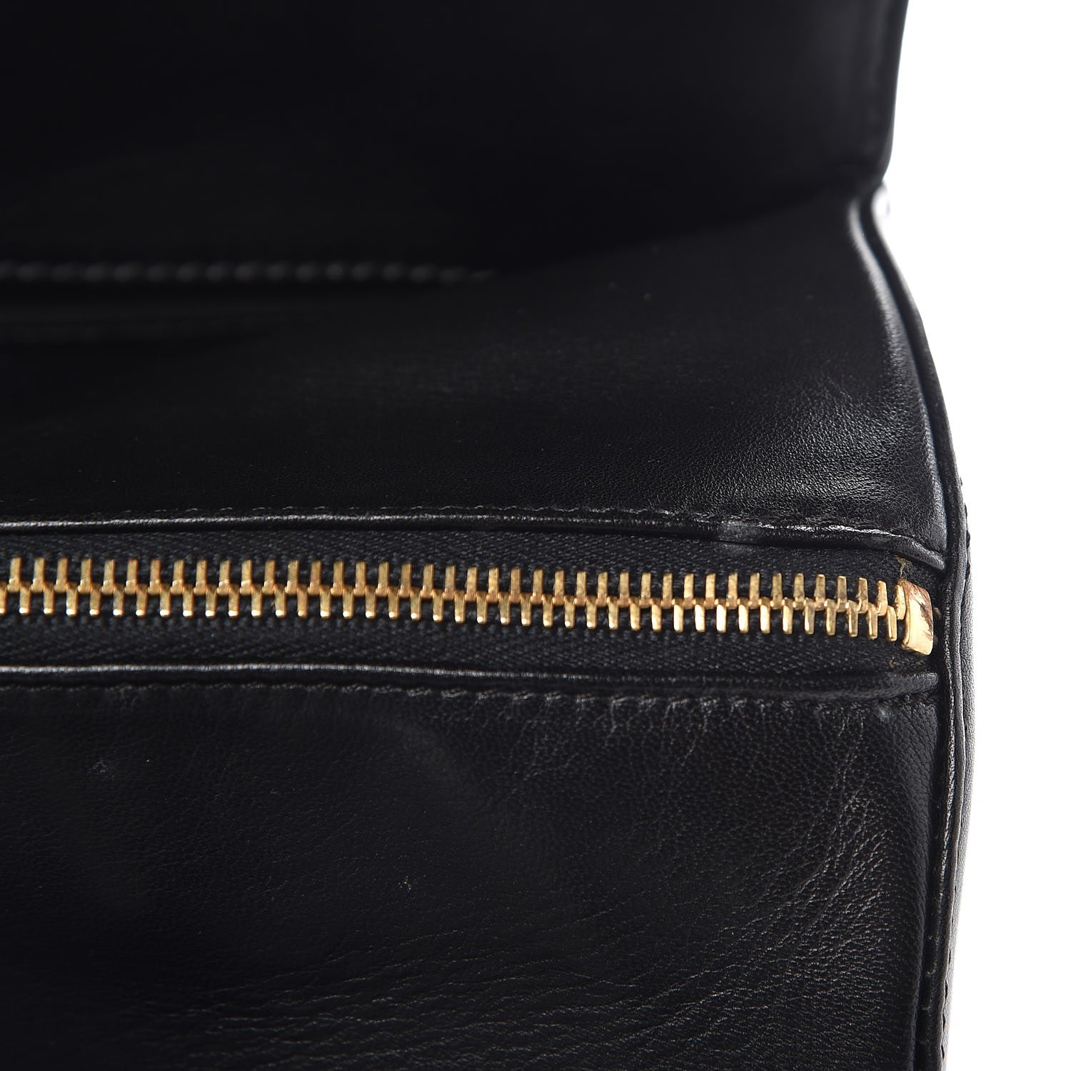 Chanel Lambskin Chocolate Bar Quilted Bag Black 9 of 13