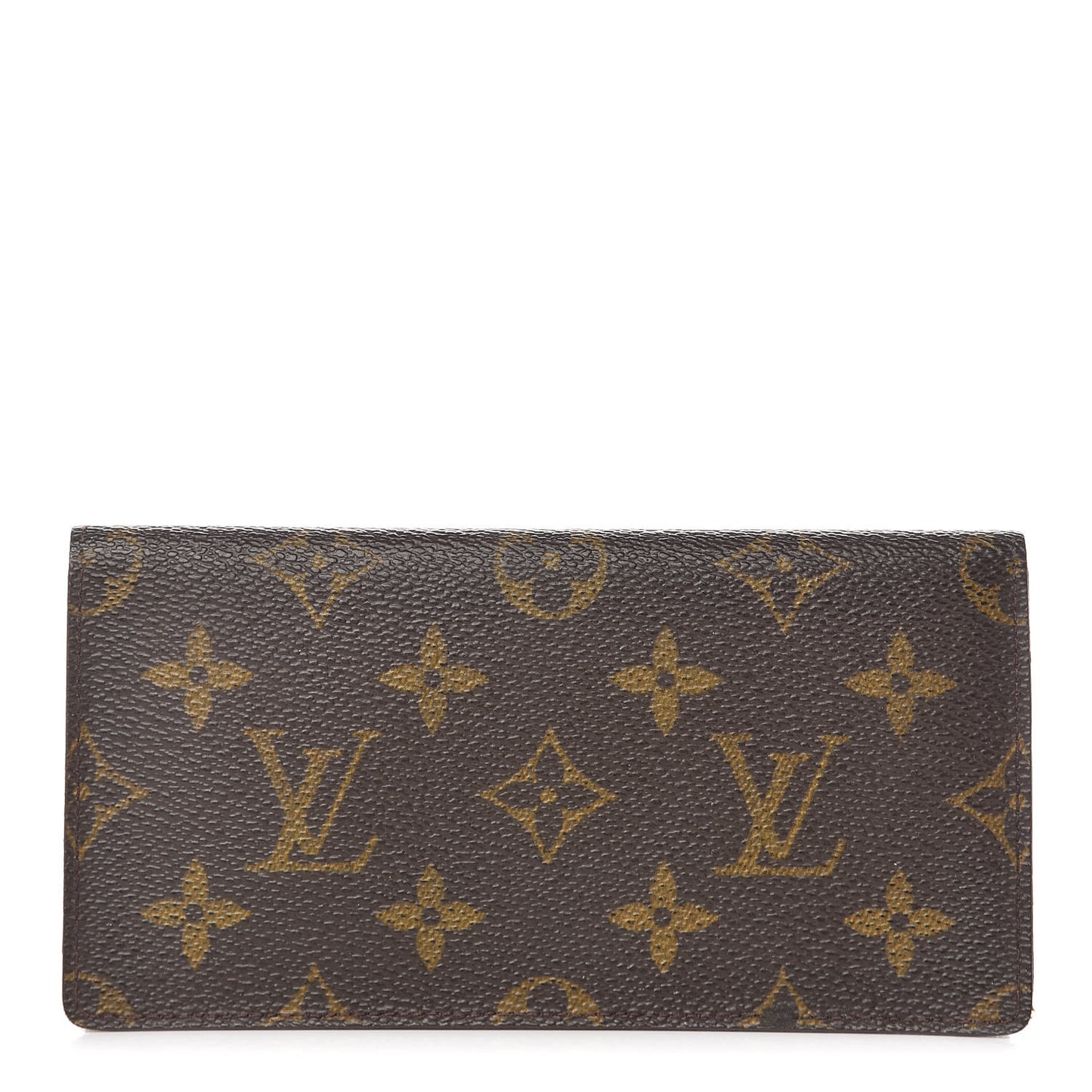 Monogram Checkbook Holder Wallet