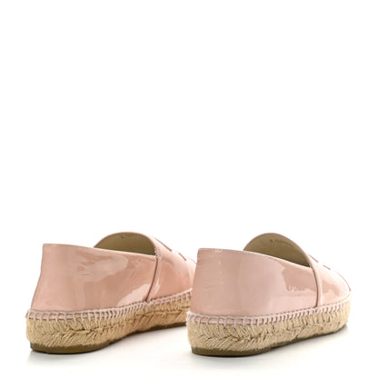 Chanel Patent CC Espadrilles 38 Pink 4 of 9