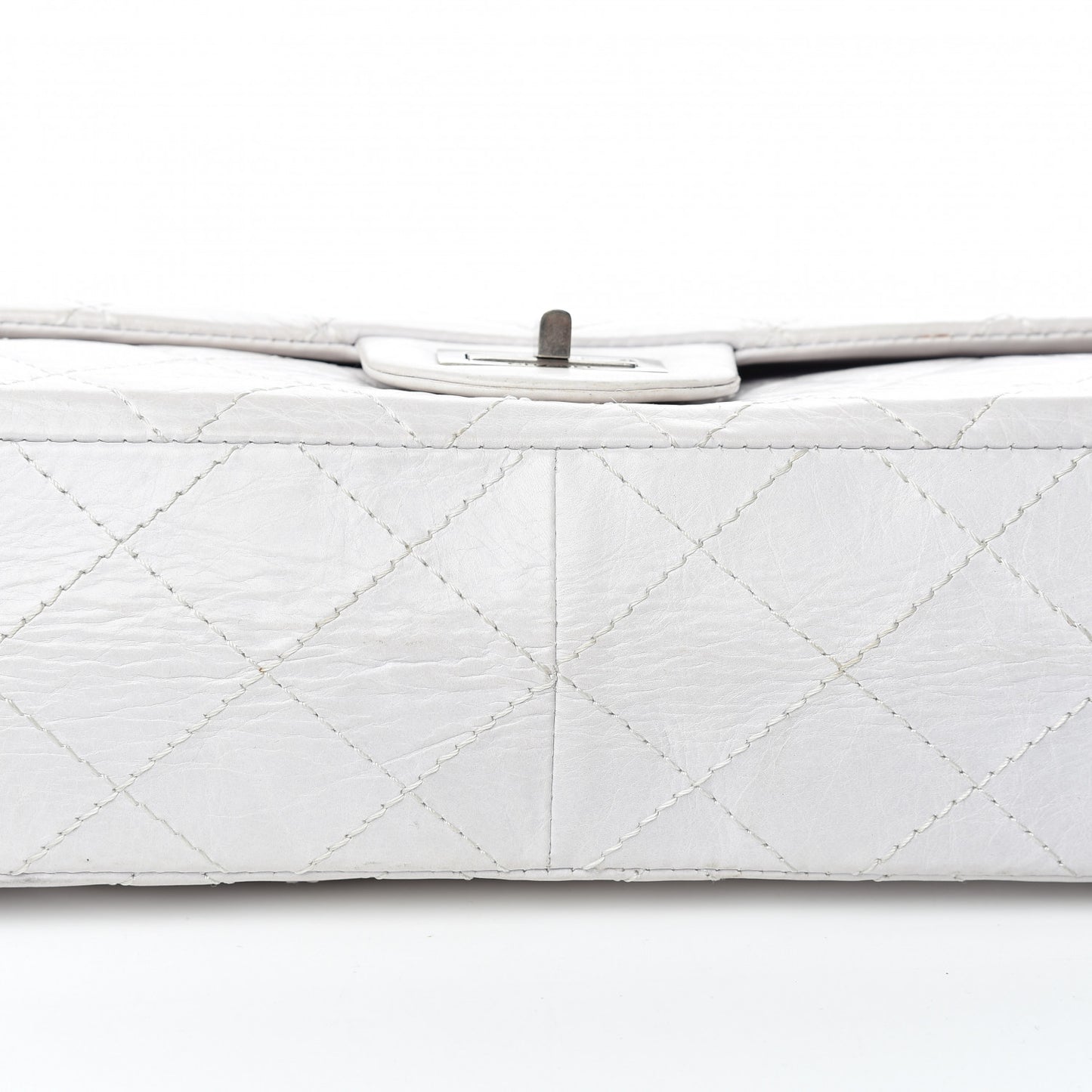 Aged Calfskin 50th Anniversary 2.55 Reissue 227 White