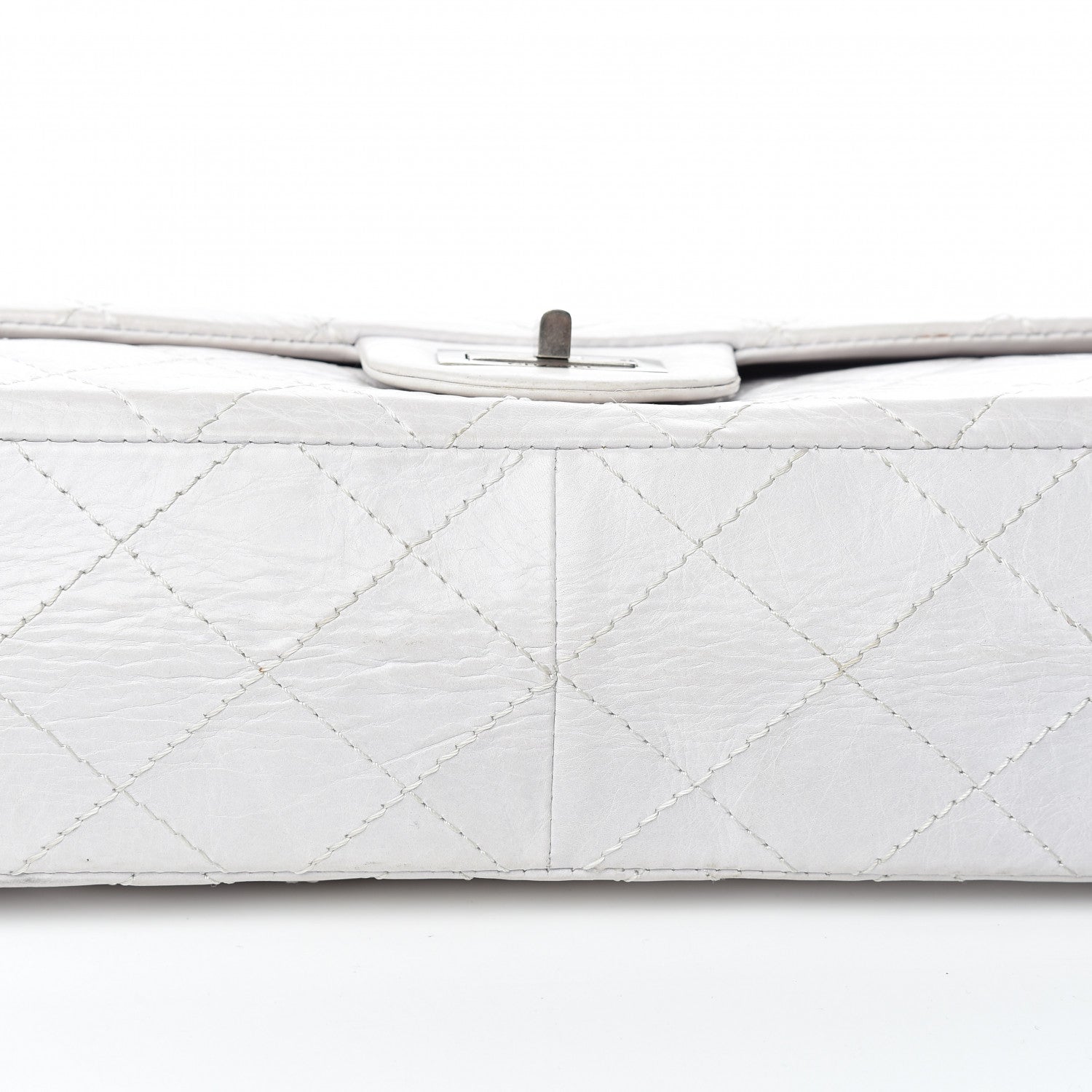 Chanel Aged Calfskin 50th Anniversary 2.55 Reissue 227 White 13 of 19