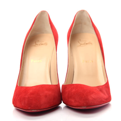 Christian Louboutin Veau Velours Eloise 100 Pumps 40 Loubi 2 of 10