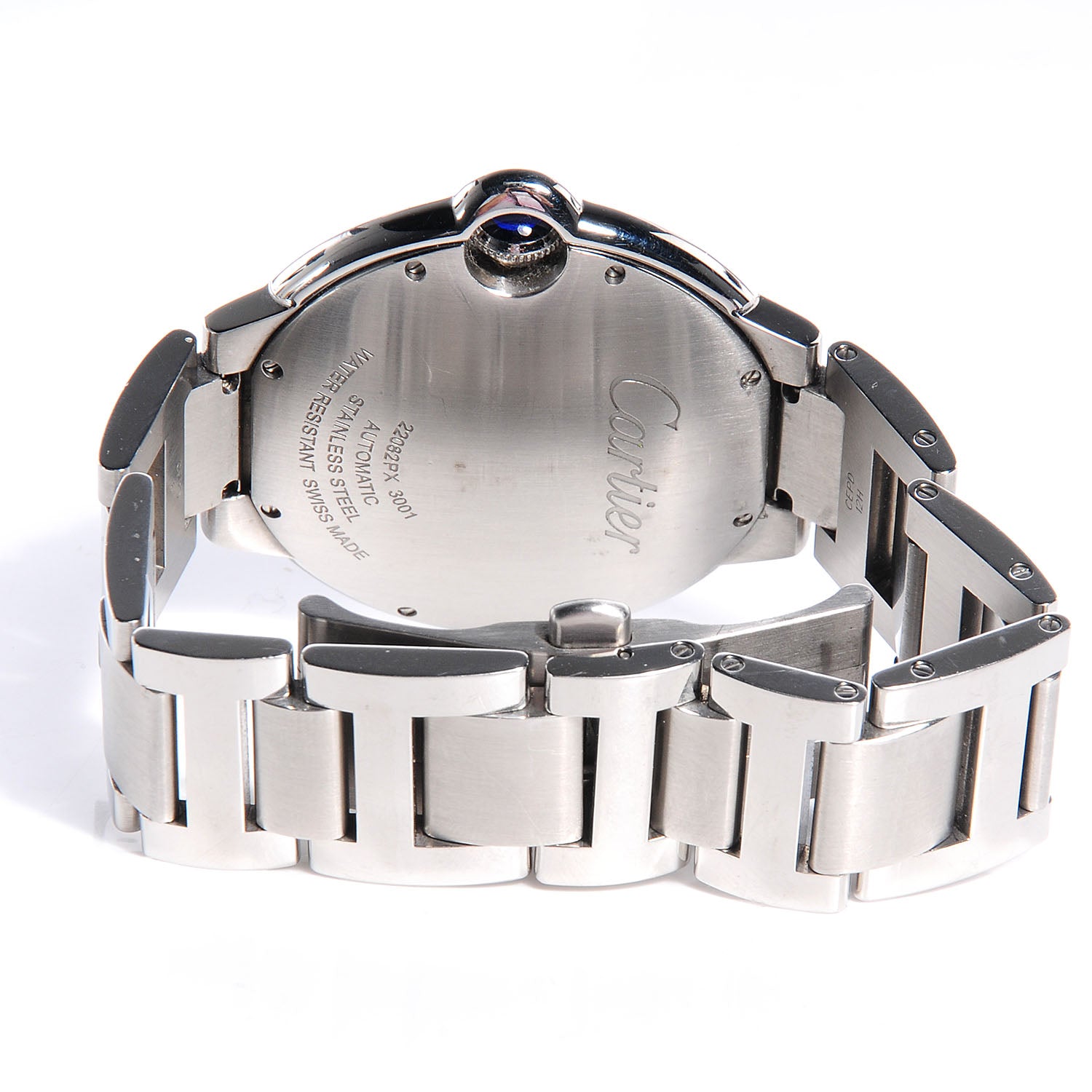 Cartier Stainless Steel 42mm Ballon Bleu De Automatic Watch 3 of 5