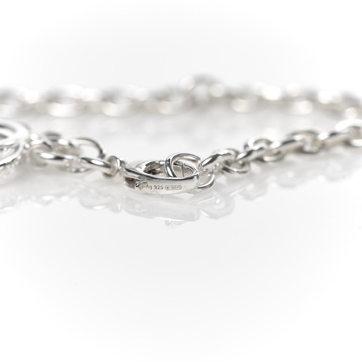 Sterling Silver Britt Charm Bracelet