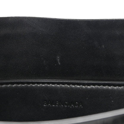 Balenciaga Shiny Calfskin Logo Crocodile Embossed XXS Everyday Tote Black 10 of 10