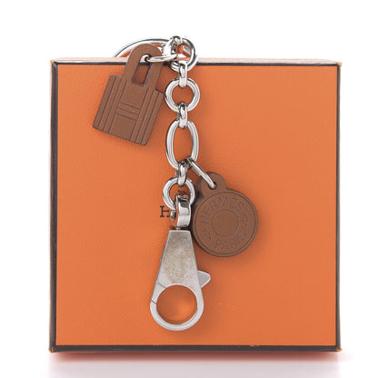 Hermes Barenia Breloque Olga Amulette Key Ring Fauve 3 of 3