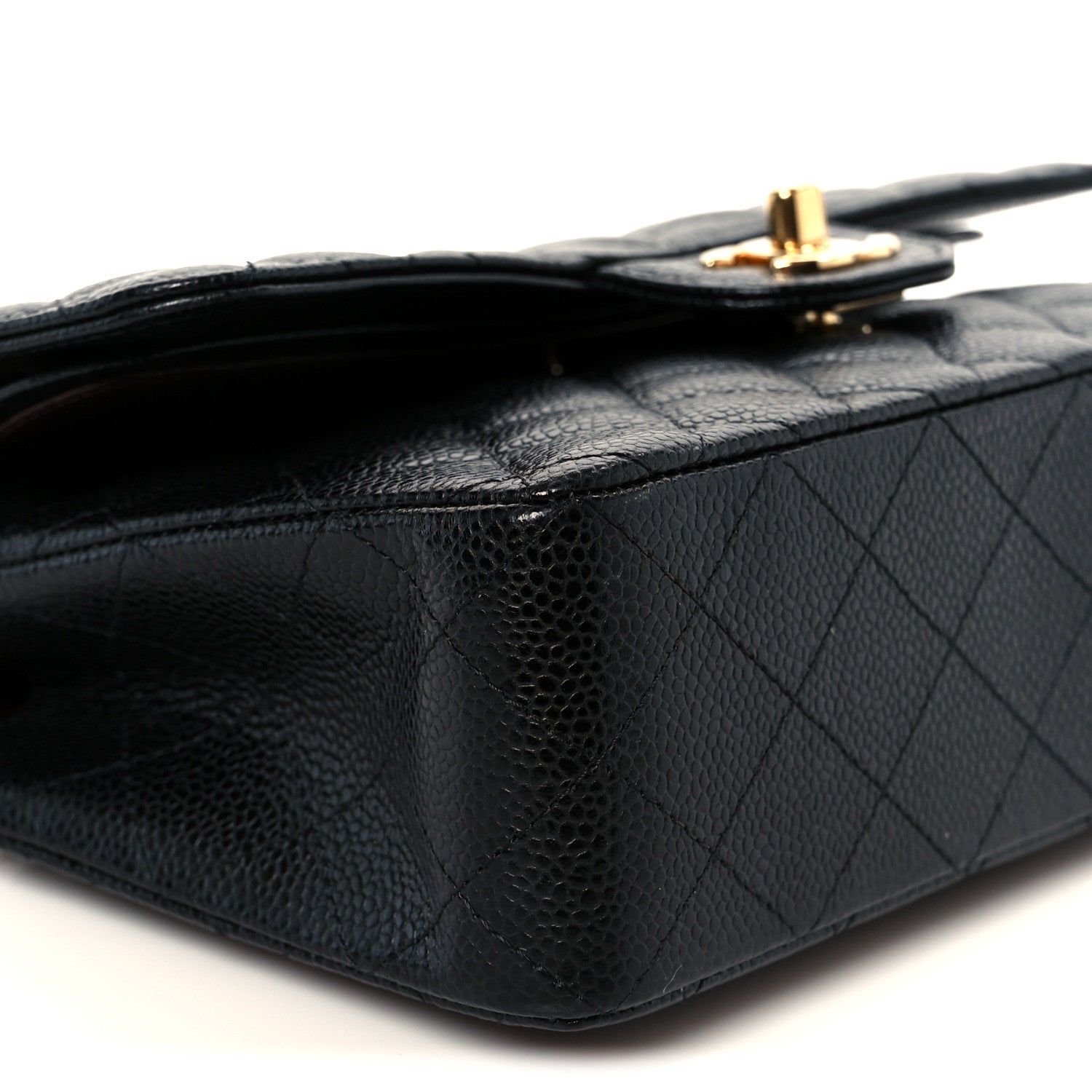 Chanel Caviar Quilted Small Double Flap Black 10 of 12