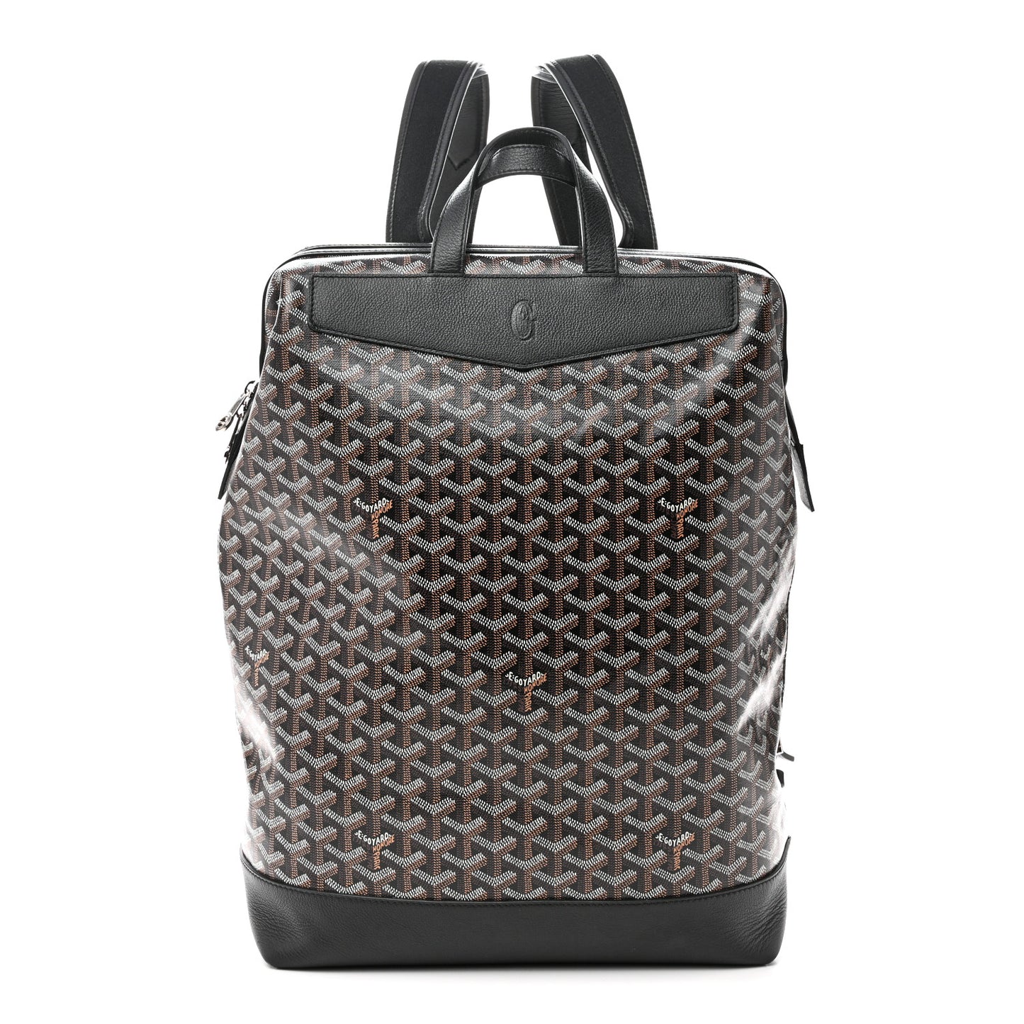 Goyardine Calfskin Cisalpin Backpack Black