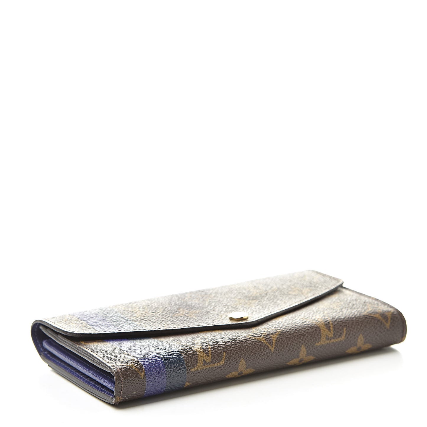 Monogram My LV Heritage Sarah Wallet NM Blue Marine Violet