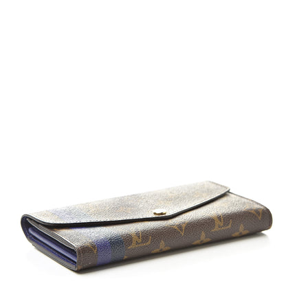 Louis Vuitton Monogram My LV Heritage Sarah Wallet NM Blue Marine Violet 4 of 11