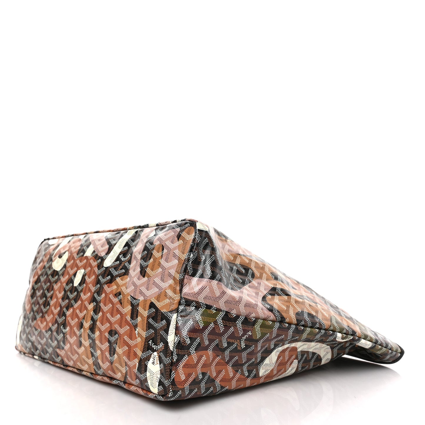 Goyardine Saint Louis Lettres Camouflage GM Black Pink Multicolor