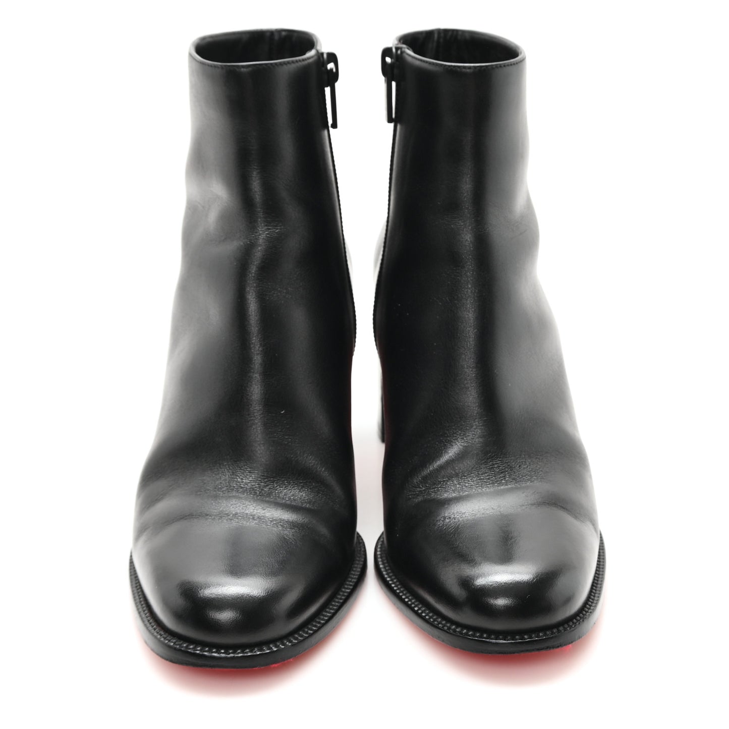 Calfskin Adoxa 70 Ankle Boots 37.5 Black