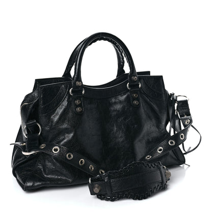 Balenciaga Agneau Arena Neo Cagole City Handbag Black 3 of 8