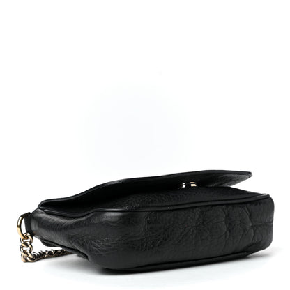 Gucci Pebbled Calfskin Small Soho Flap Crossbody Black 3 of 4
