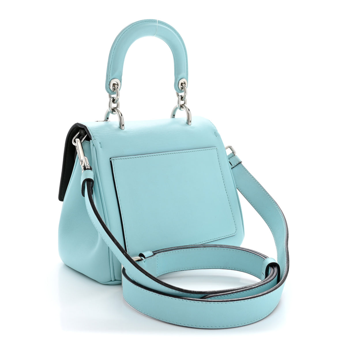 Christian Dior Smooth Calfskin Mini Be Dior Flap Blue 3 of 14