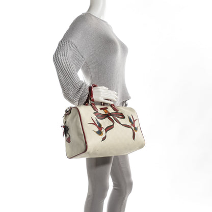 Gucci GG Plus Monogram Tattoo Medium Joy Boston Red Unicef 2 of 9
