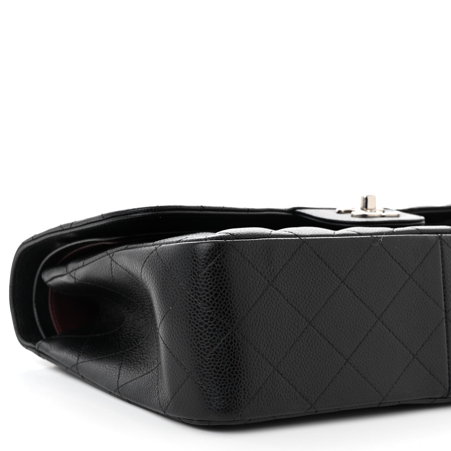 Chanel Caviar Quilted Jumbo Double Flap Black 9 of 11