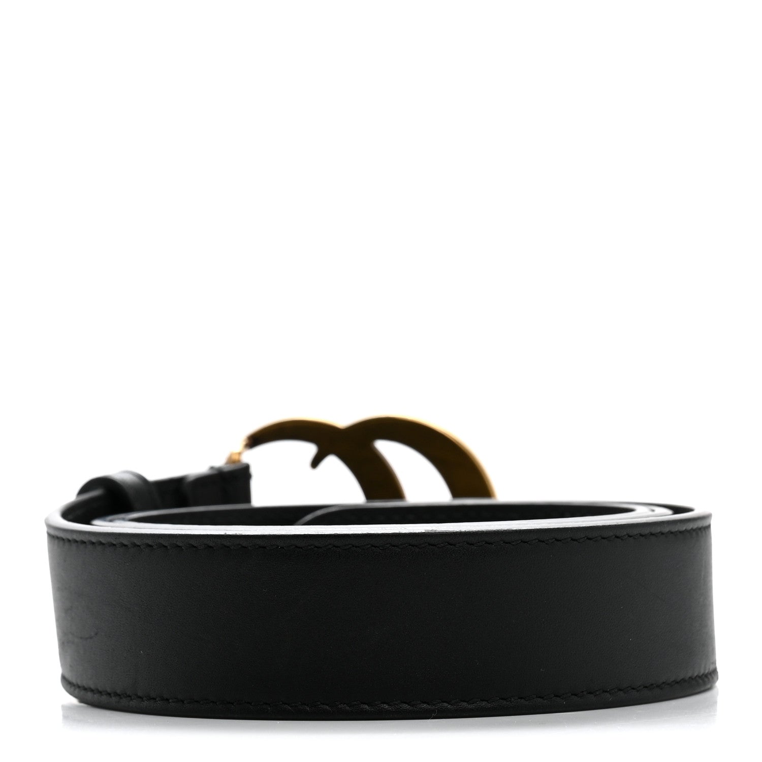 Gucci Calfskin Double G 30mm Belt 85 34 Black 2 of 5