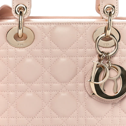 Christian Dior Lambskin Cannage Small Lucky Badges My Lady Dior Light Pink 8 of 11