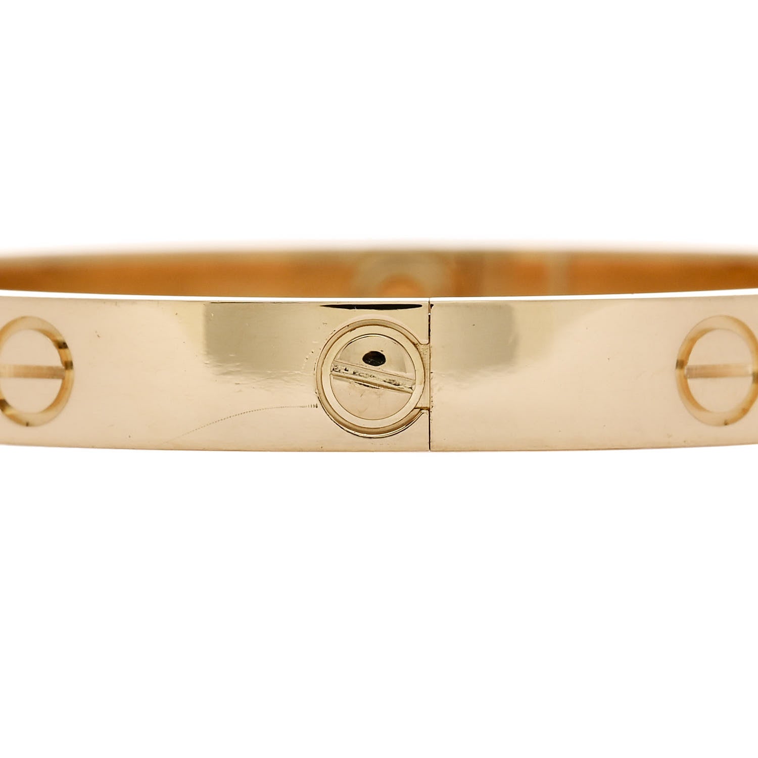 Cartier 18K Yellow Gold LOVE Bracelet 17 5 of 9