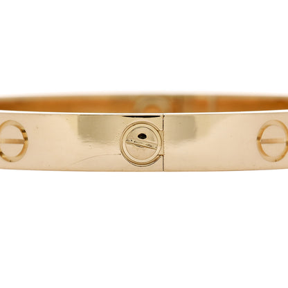 Cartier 18K Yellow Gold LOVE Bracelet 17 5 of 9