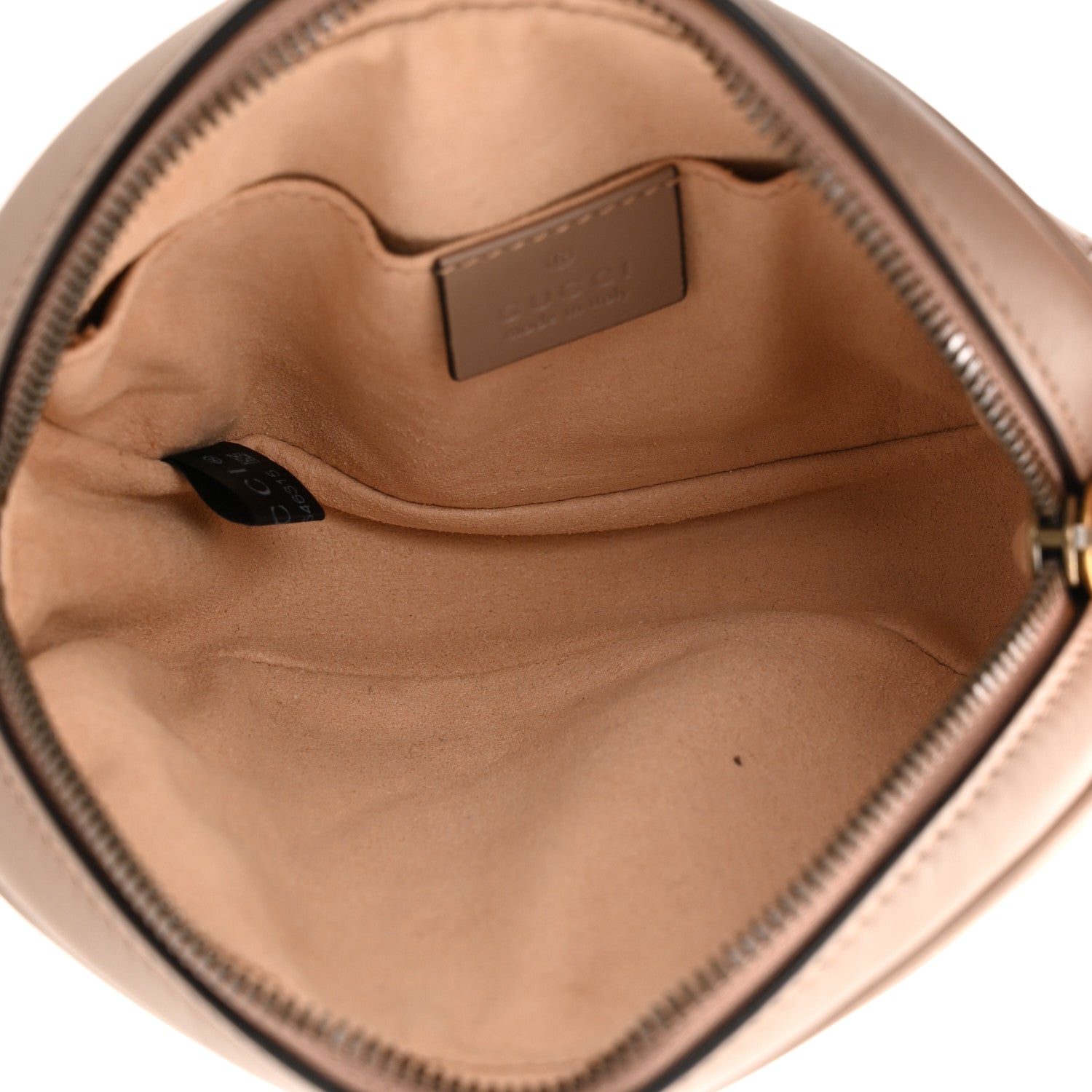 Gucci Calfskin Matelasse GG Marmont Belt Bag 75 30 Porcelain Rose 5 of 11