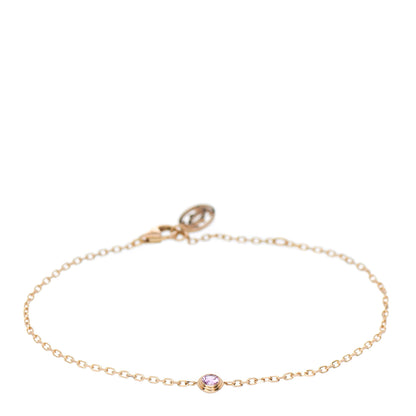 Cartier 18K Pink Gold Pink Sapphire D'Amour Bracelet 1 of 3