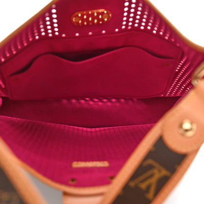 Louis Vuitton Monogram Perforated Musette Fuchsia 5 of 9