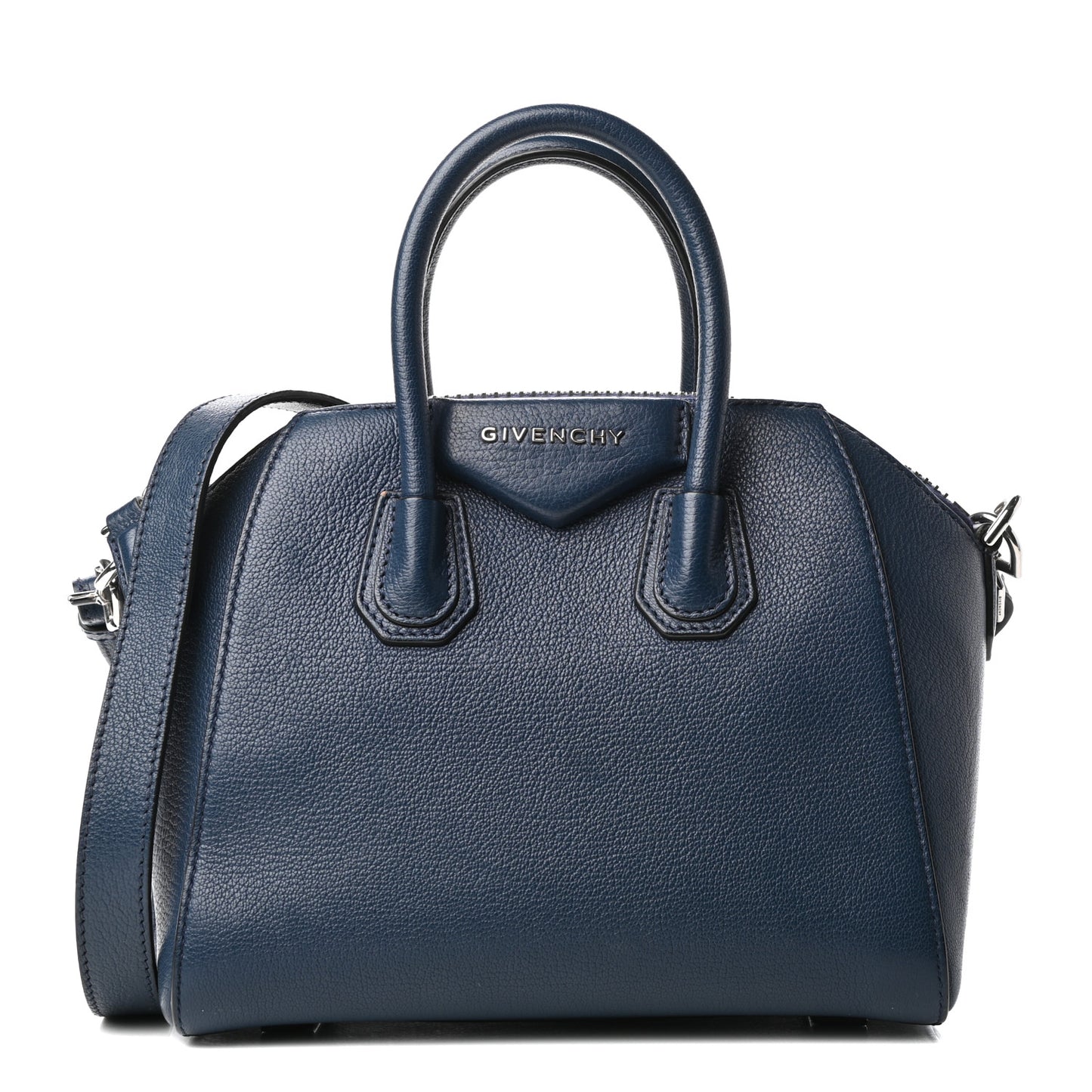Sugar Goatskin Mini Antigona Night Blue
