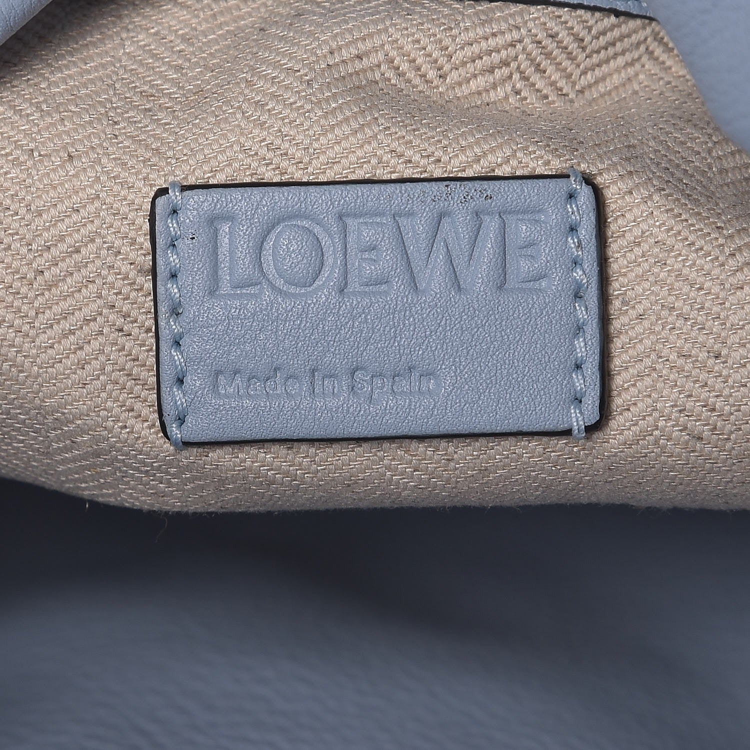 Loewe Crinkled Nappa Small Flamenco Knot Shoulder Bag Light Blue 5 of 6