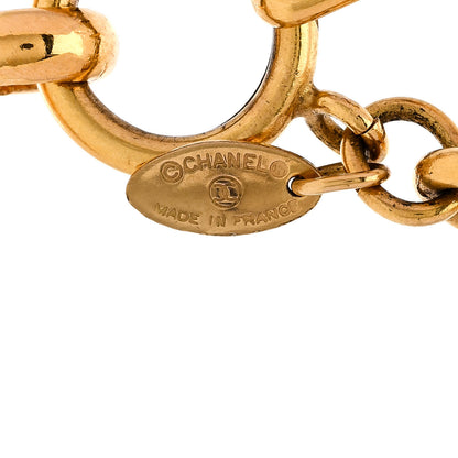Chanel Metal Quilted CC Long Necklace Gold 5 of 7