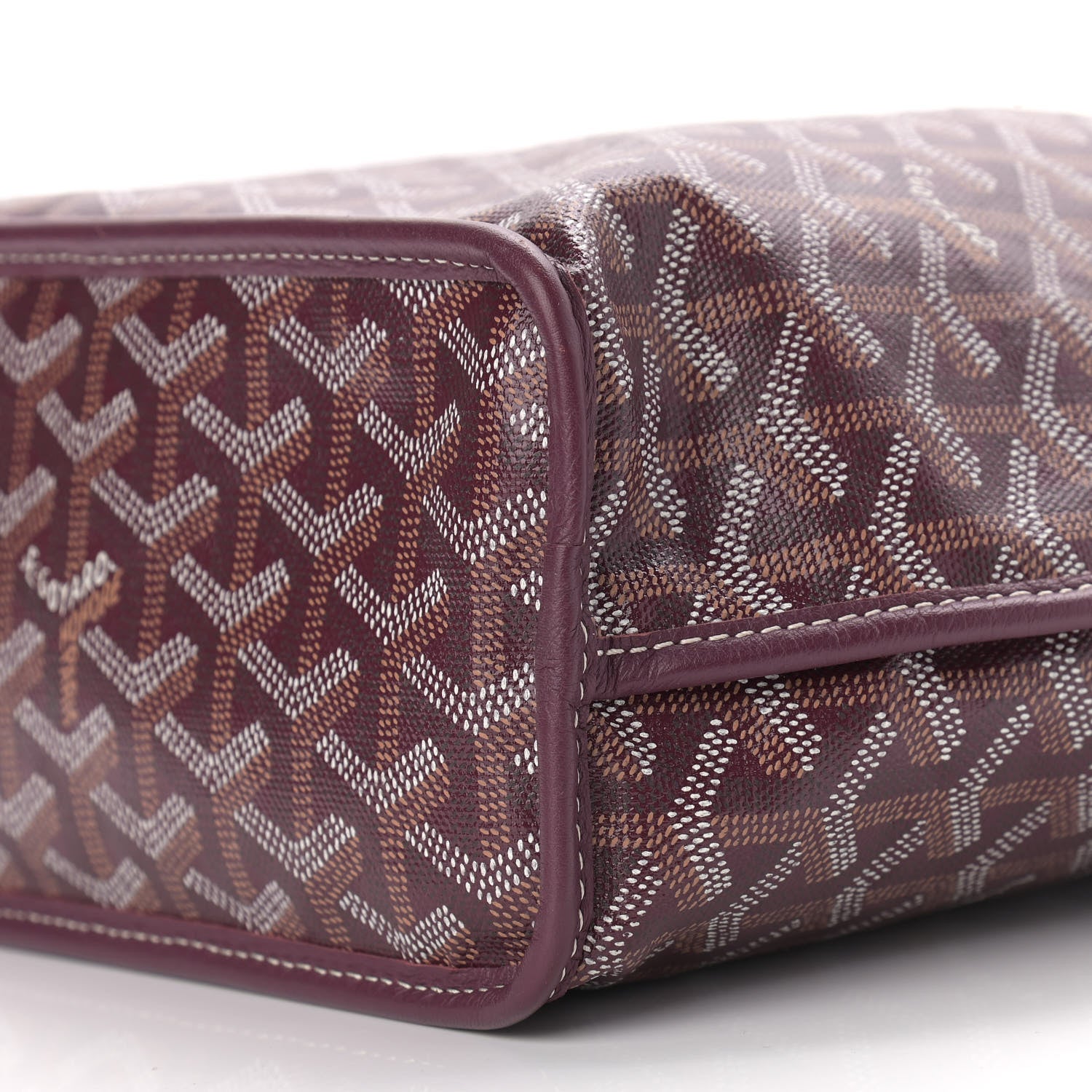 Goyard Goyardine Reversible Mini Anjou Burgundy 10 of 17