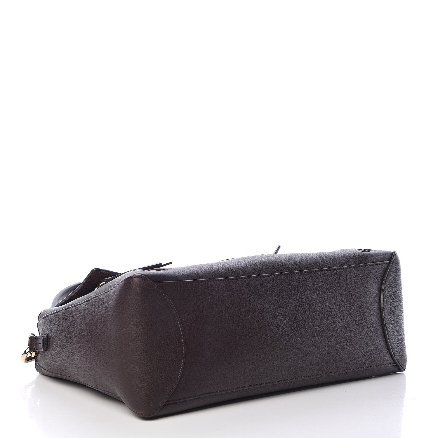 Chloe Smooth Calfskin Suede Medium Faye Day Shoulder Bag Carbon Brown 4 of 12
