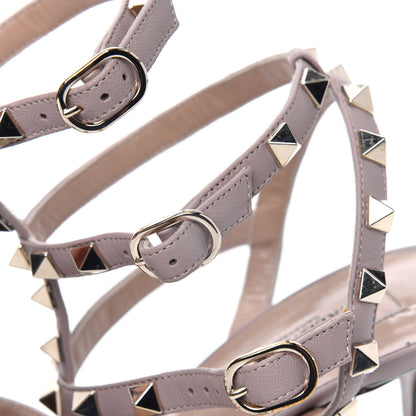 Valentino Garavani Patent Nappa Rockstud Ankle Strap 65mm Pumps 39 Water Green Poudre 16 of 22